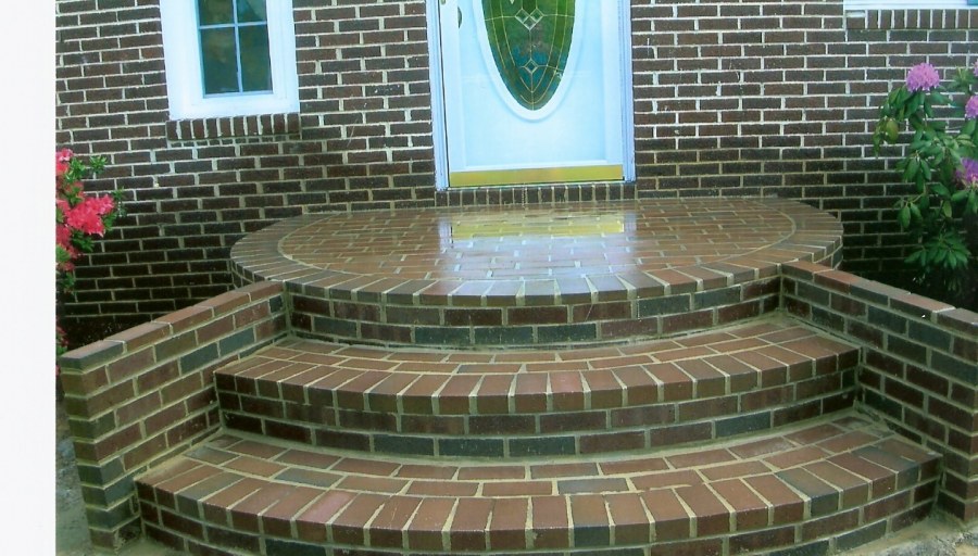 Полукруглые ступени для крыльца