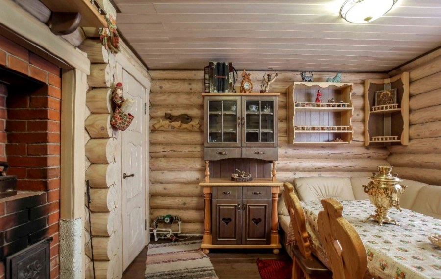 Баня в деревенском стиле