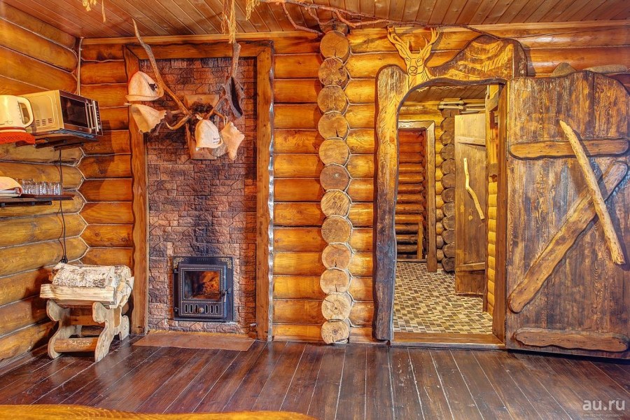 Баня в старинном стиле