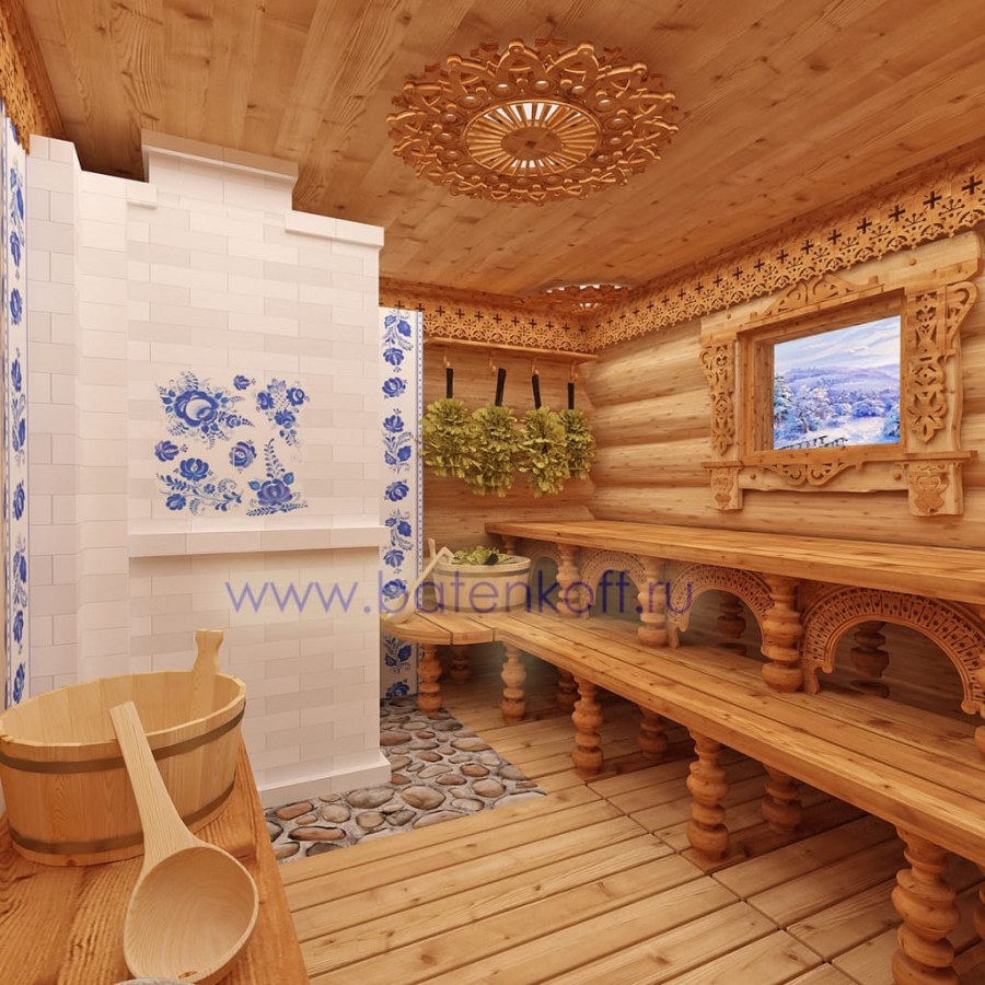 Баня в русском стиле