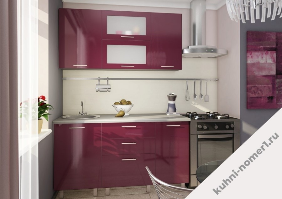 Кухня Ксения бордо