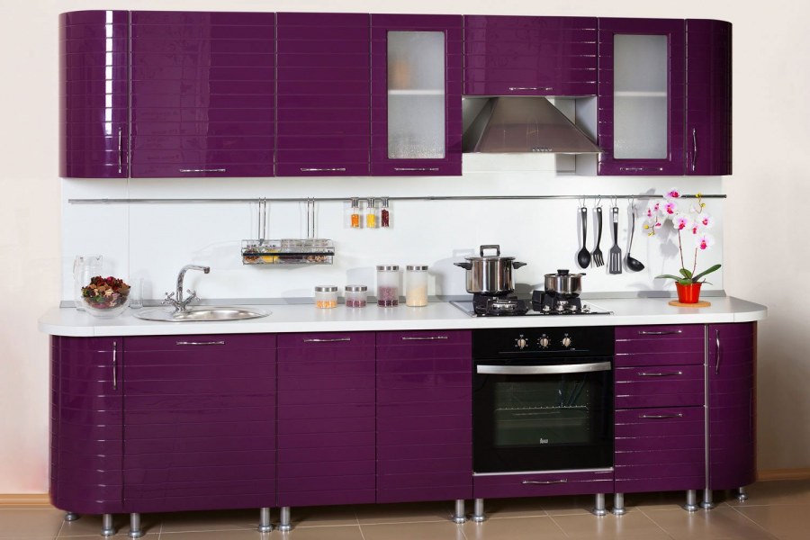 Кухня Анастасия Тип 3 ежевика