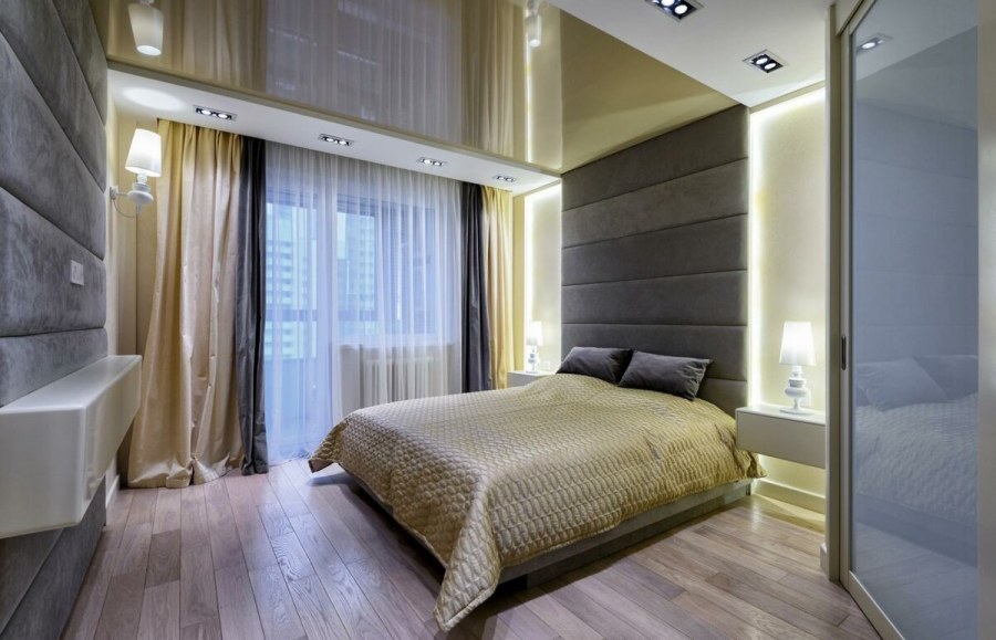 Современная спальня в квартире