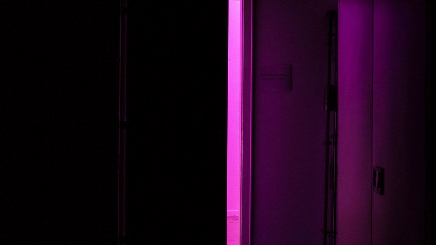 Фиолетовая дверь