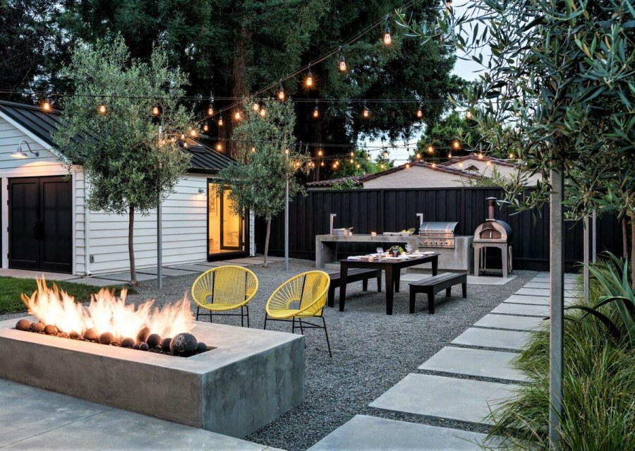 Патио Модерн с барбекю