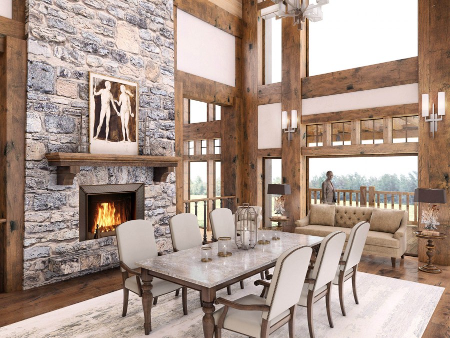 Альпийское Шале интерьер