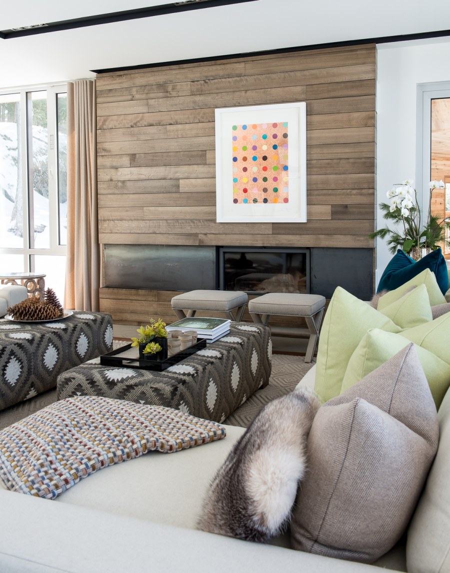 Интерьер с элементами Шале