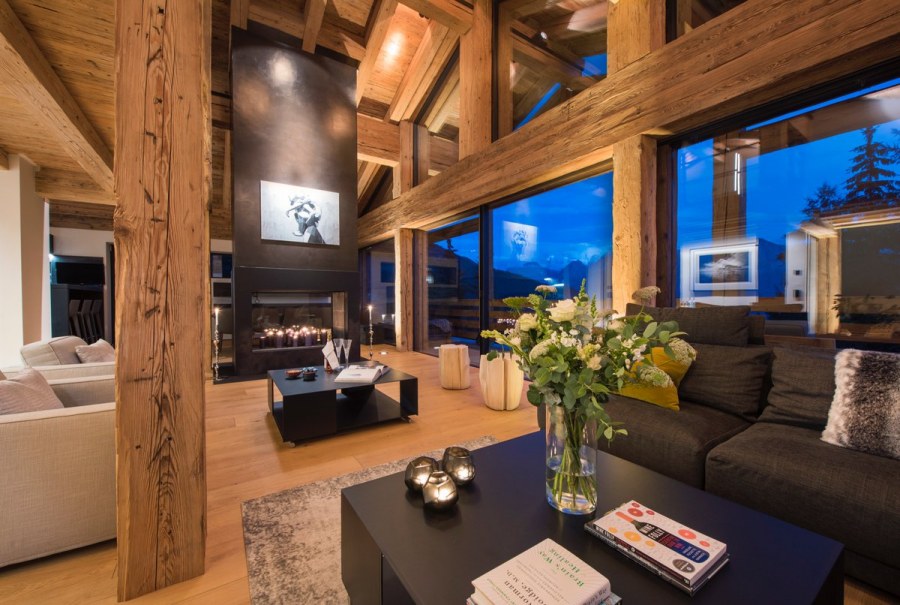 Интерьер Шале в Швейцарии