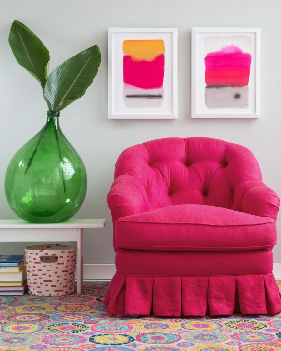 Сочетание цветов ярко розовый