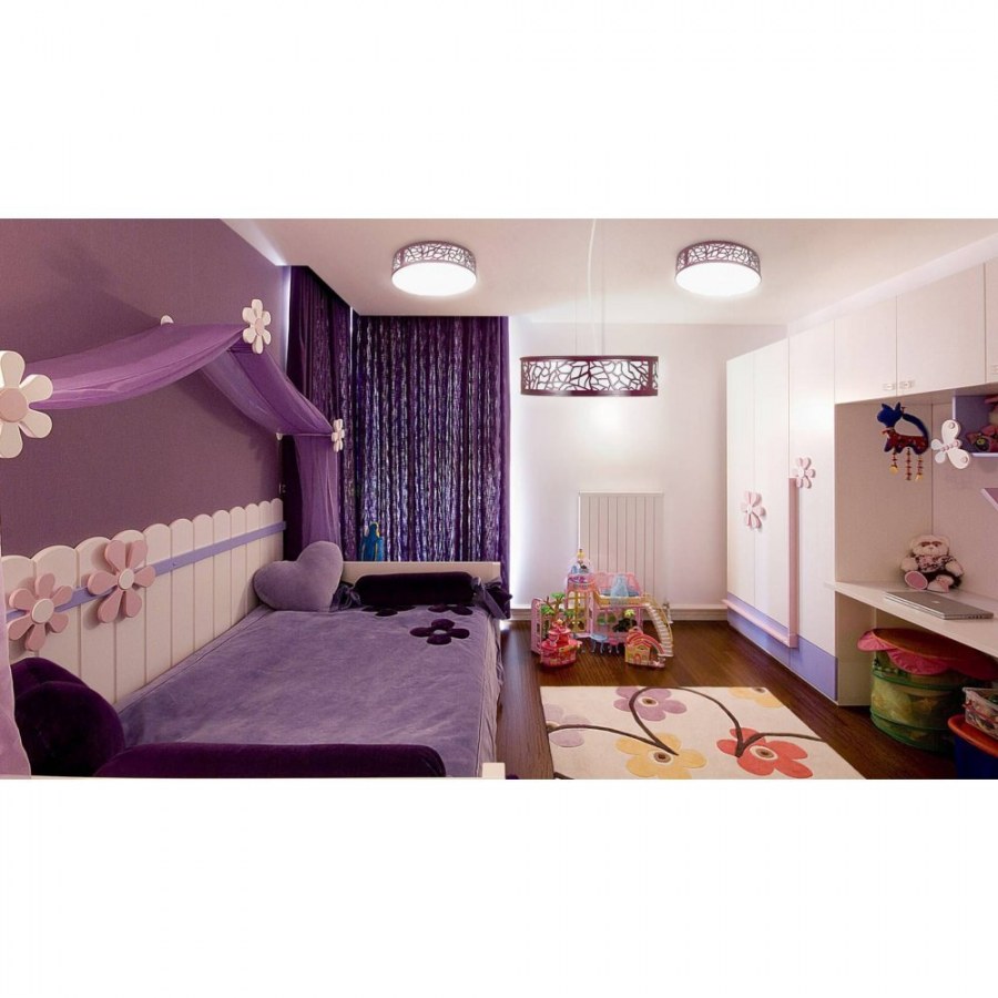 Светло фиолетовая комната для мальчиков