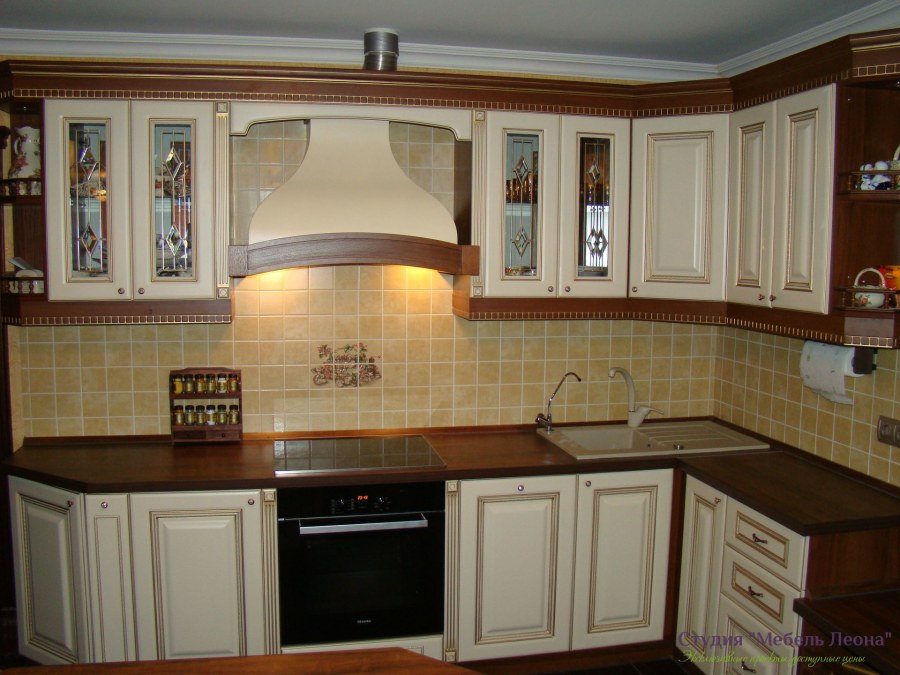 Кухня МДФ пленка классика
