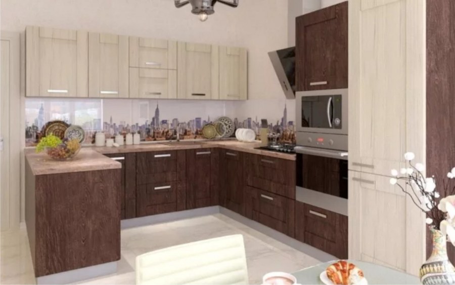 Кухня дуб Шамони