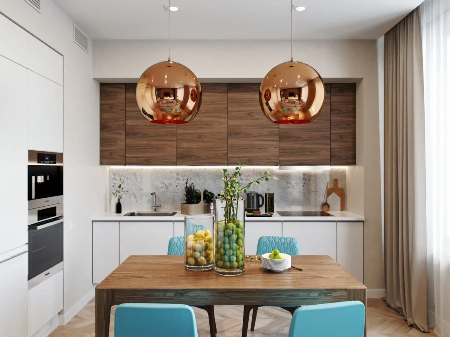 Акценты в интерьере кухни