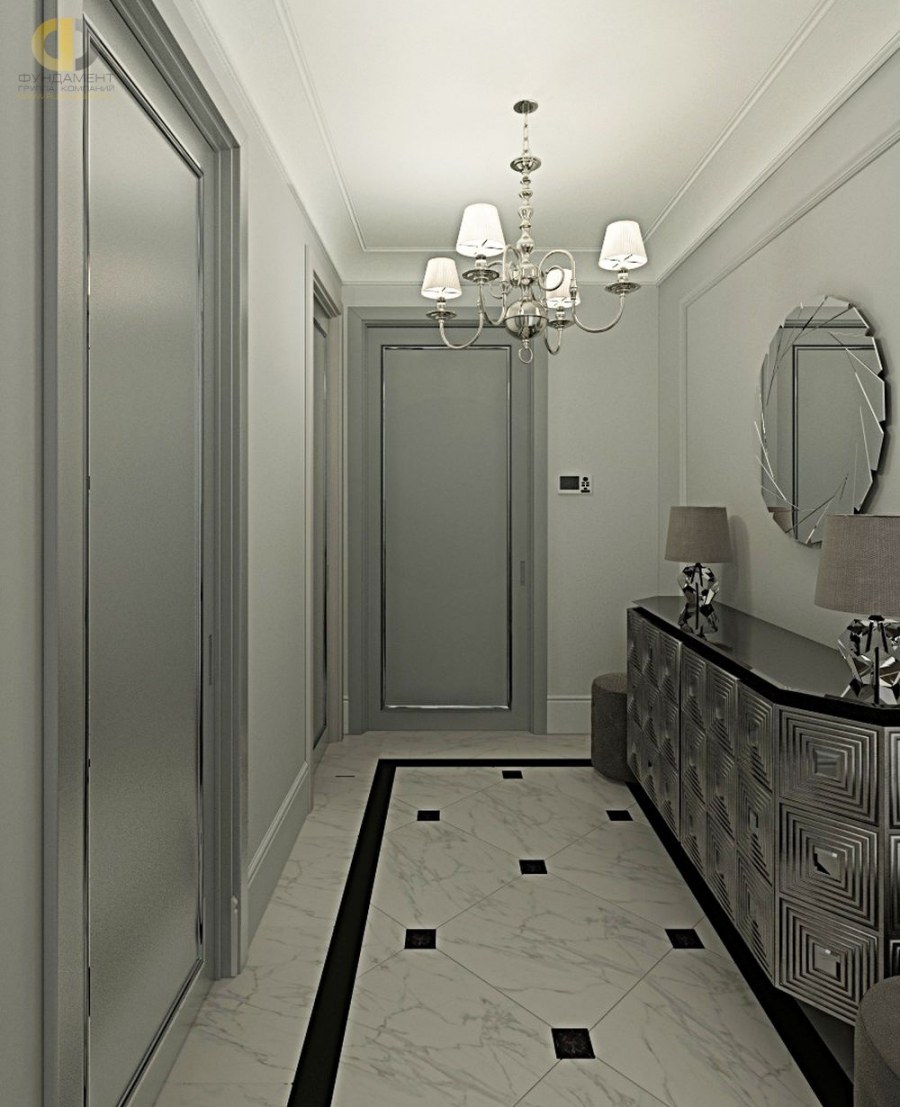 Серая прихожая