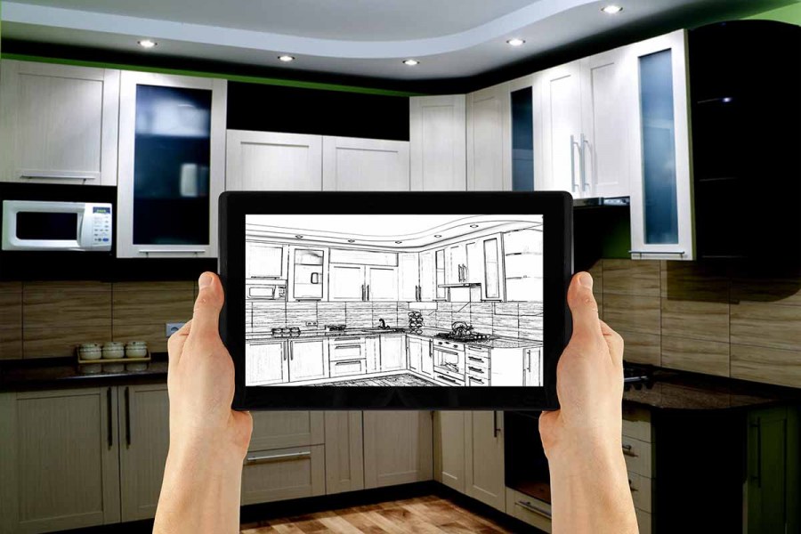 Коллаж концепция интерьера