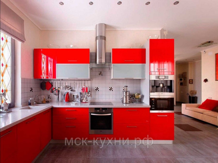 Кухня в Красном цвете