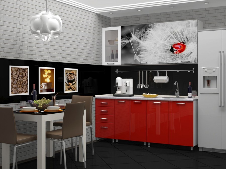 Кухни с фотопечатью