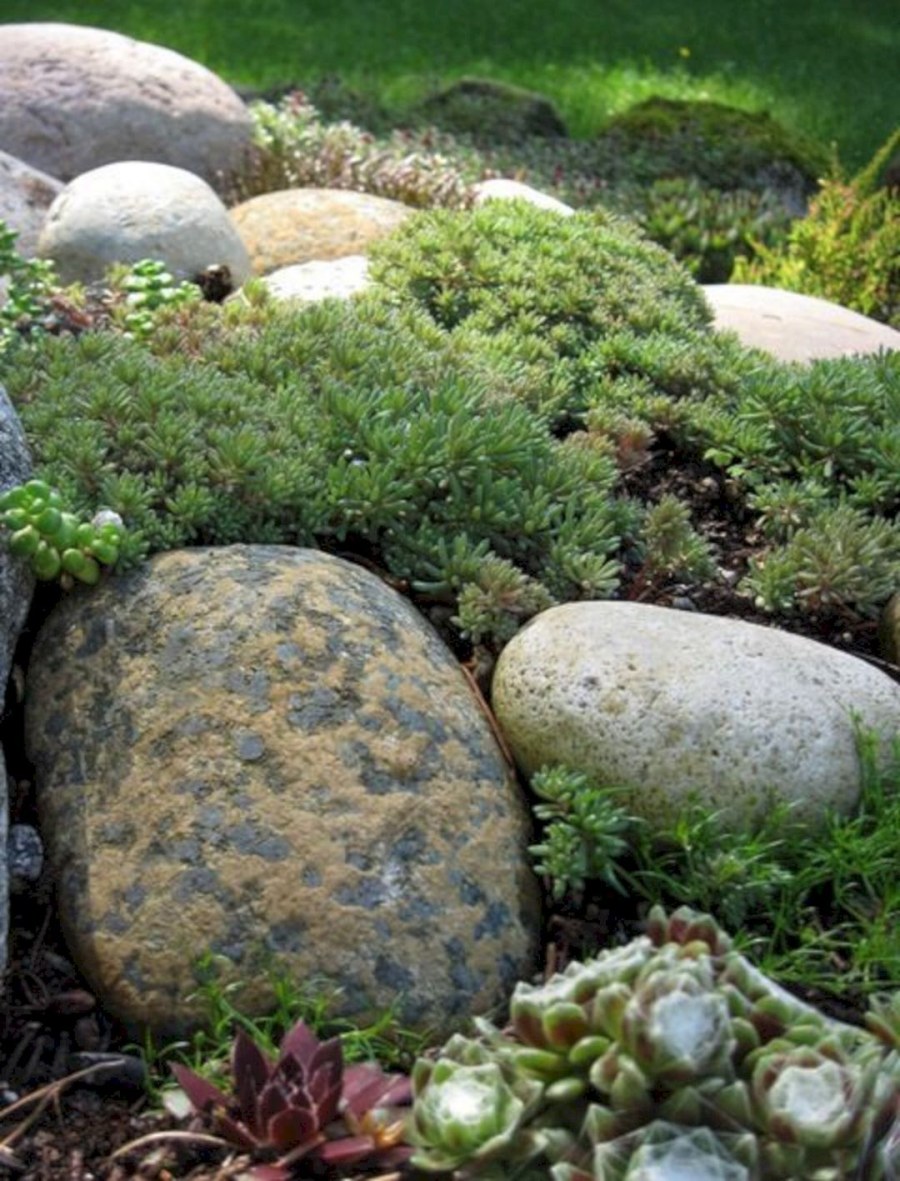 Рокарий с мраморной крошкой