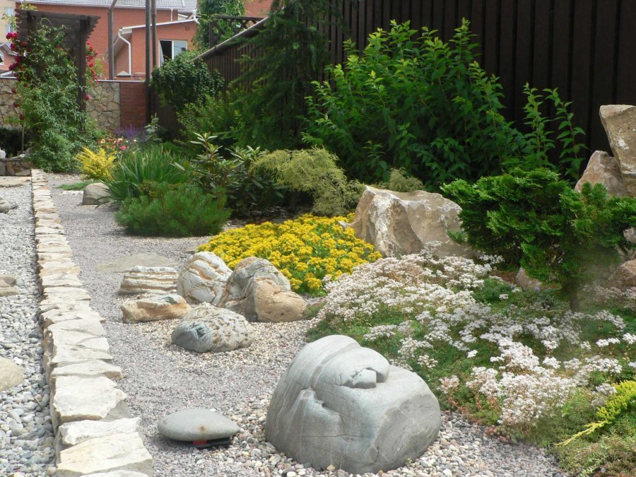 Ландшафтный рокарий Каскад ручьев