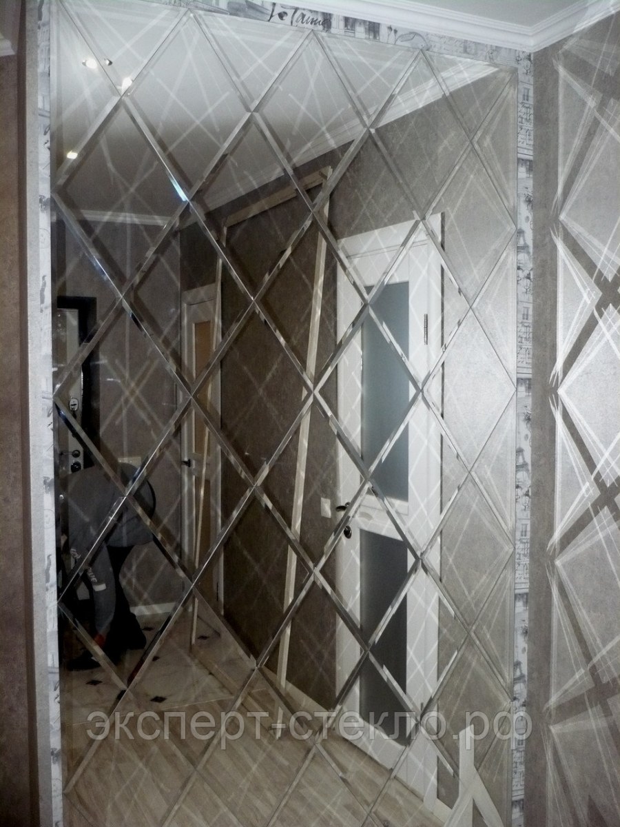 Плитка зеркальная фацет 30х30х4 (4шт)КМП 4660007802913