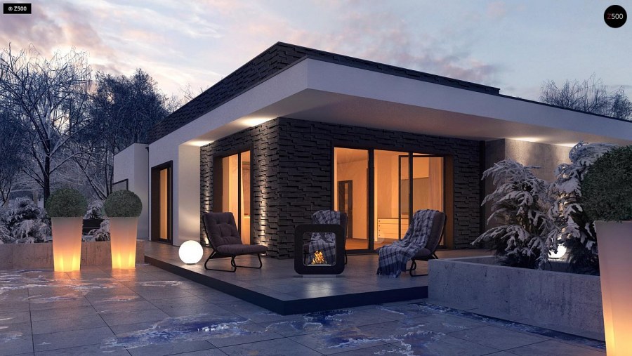 Отделка современных коттеджей