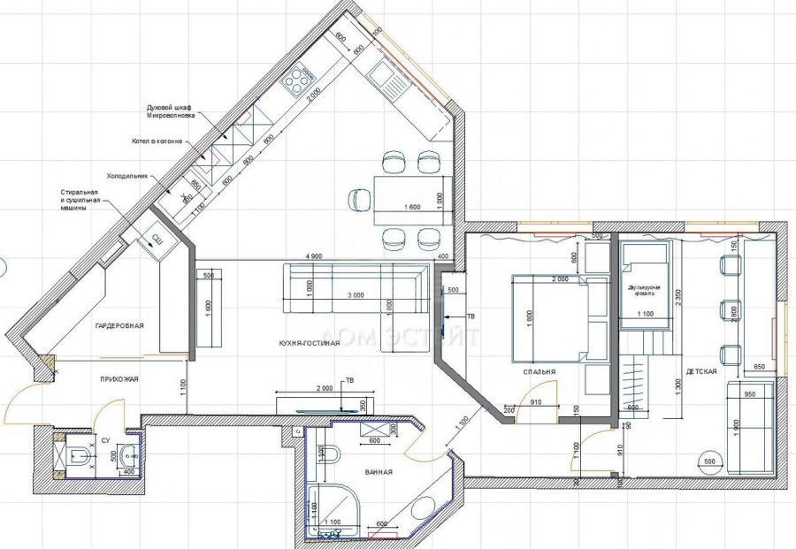 Салтыковка Престиж 3х квартиру план