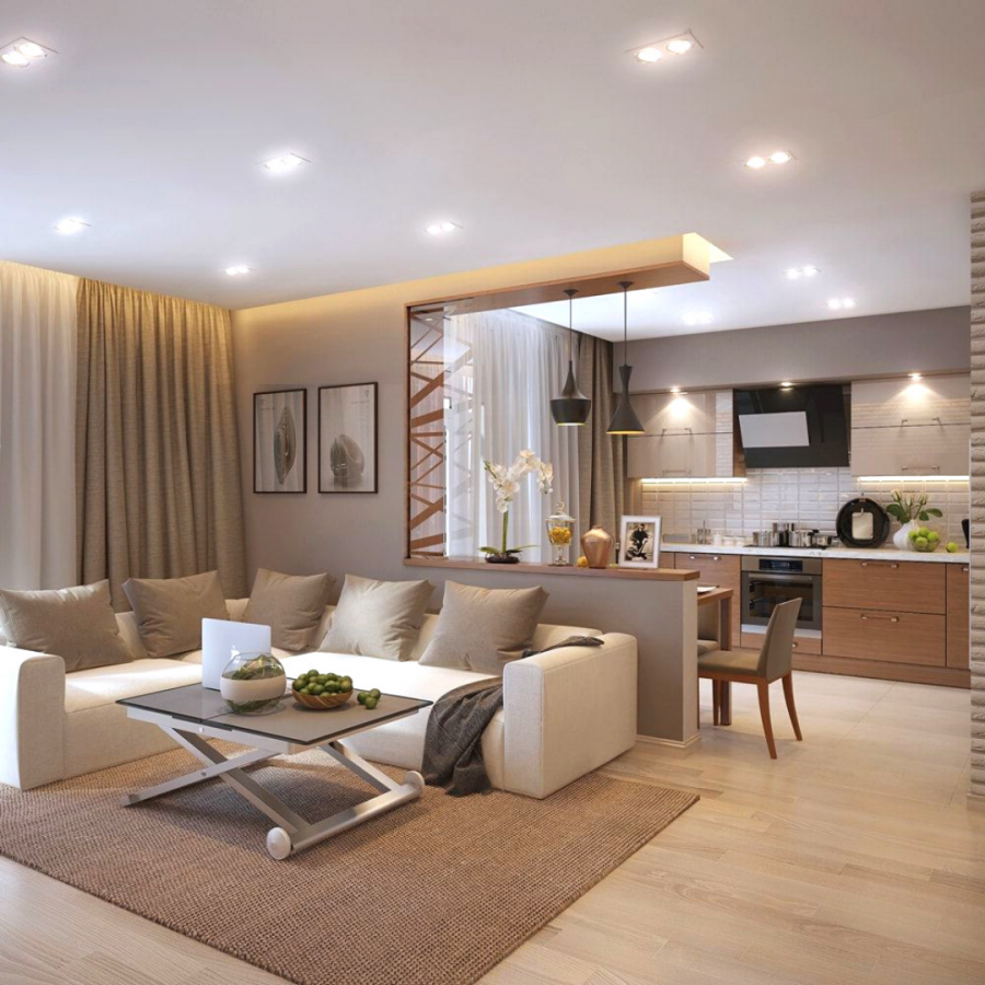 Гостиная в стиле Модерн