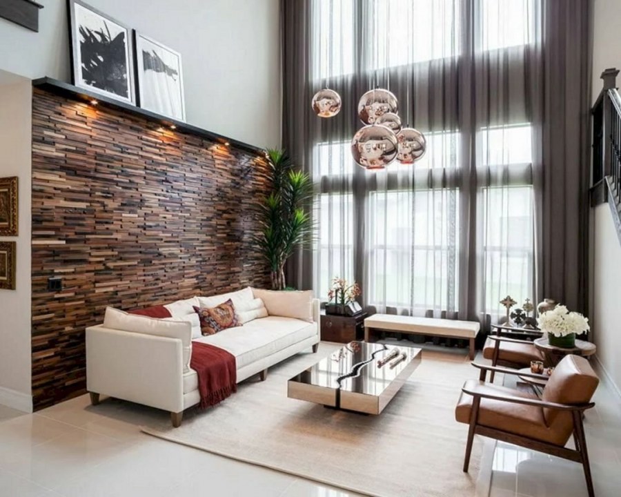 Стильная отделка стен