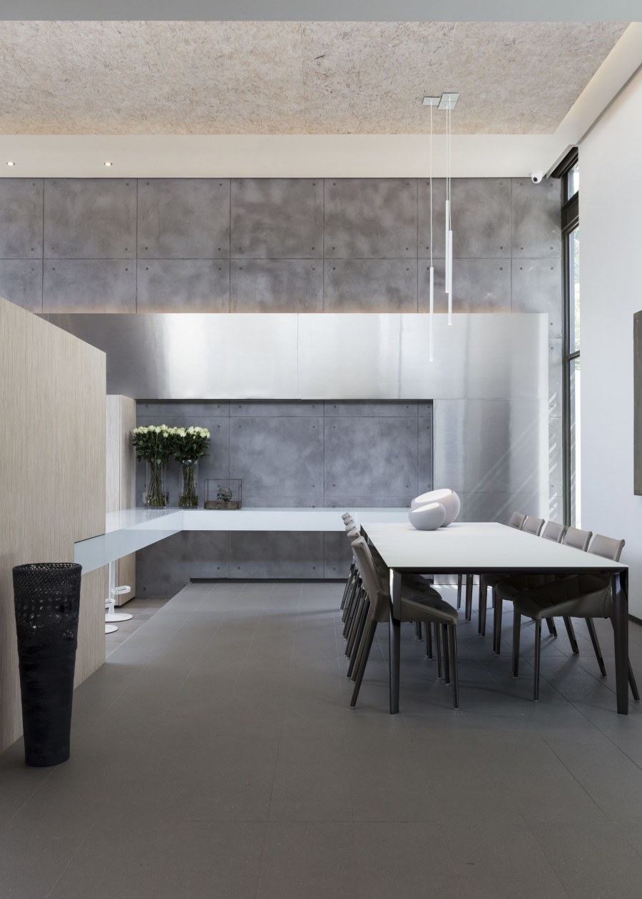 Модные кухни под цемент