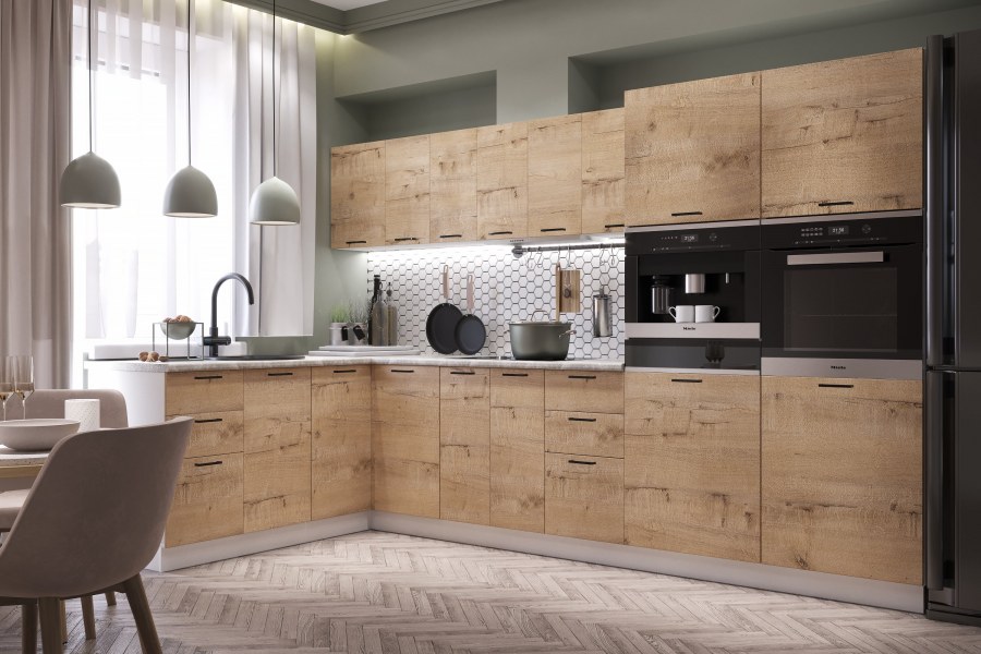 Кухня Дуся дуб Бунратти