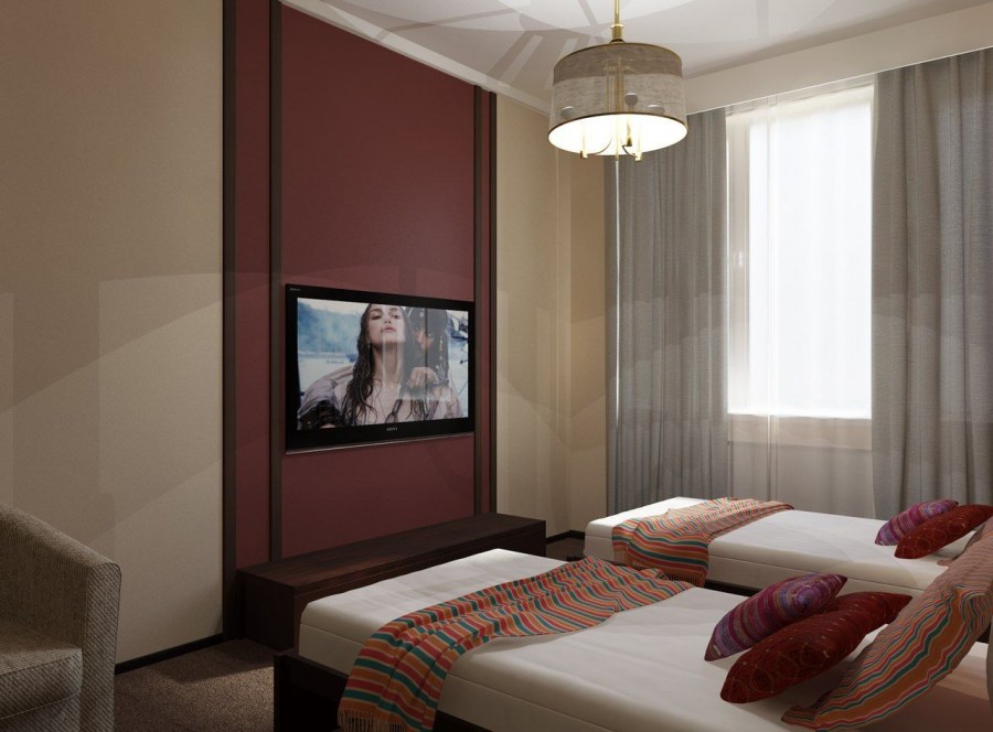 Дизайн гостиничного номера 15 м2