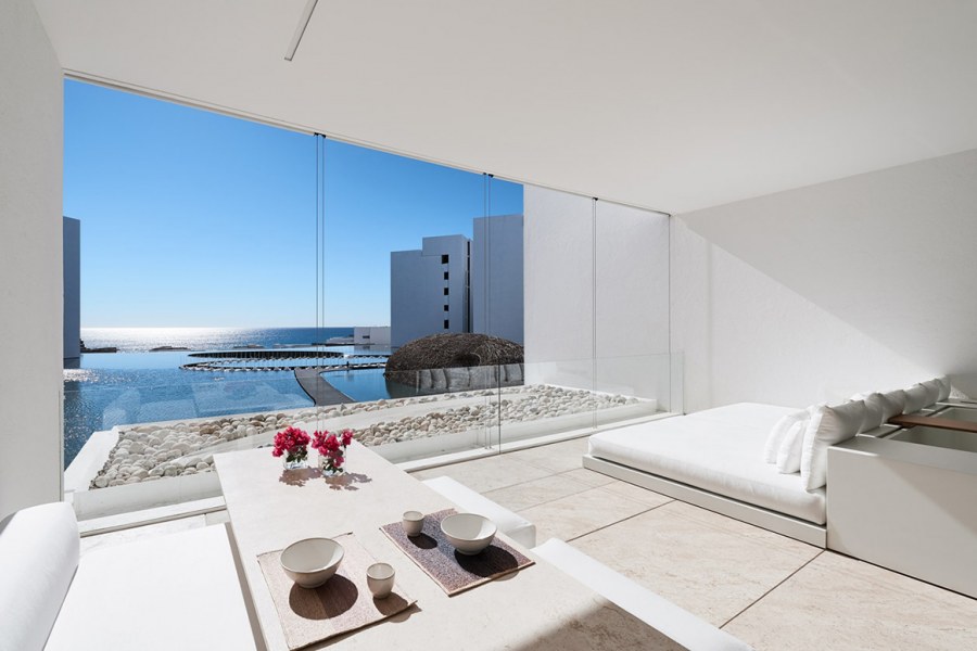 Интересный интерьер гостиничного номера