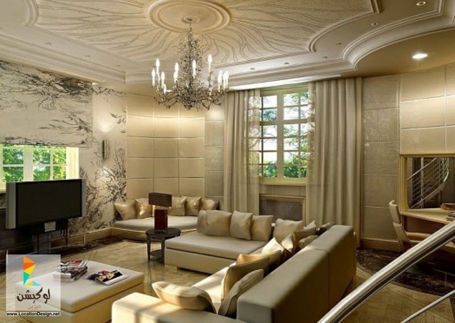 Красивая отделка гостиной