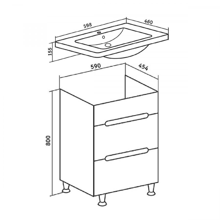 Runo Парма 60 напольная