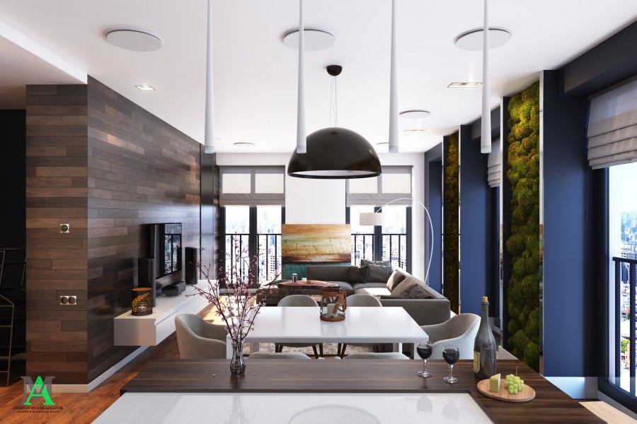 Интерьер квартиры рендер