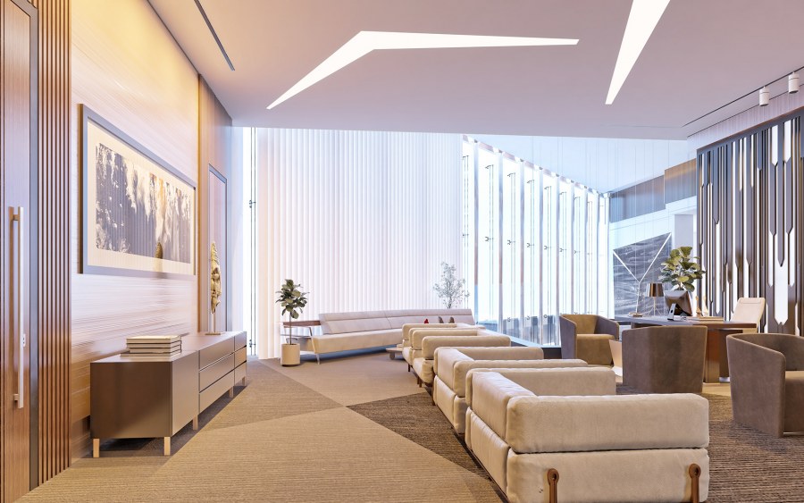 Визуализация интерьера комнаты