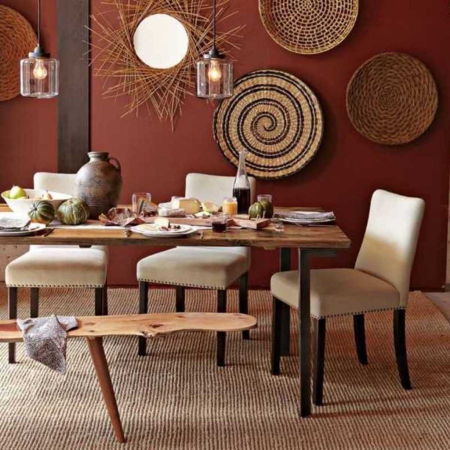 Тарелки в интерьере