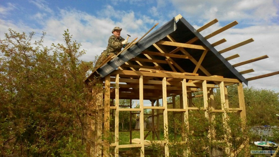 Консервация каркаса на зиму