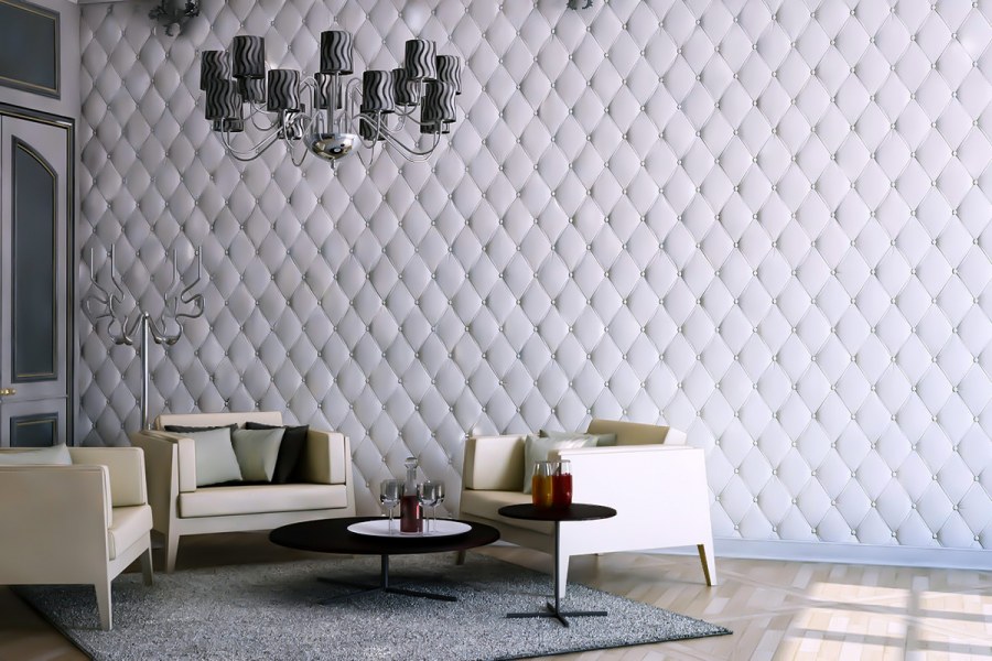 Гипсовые 3д панели кожа