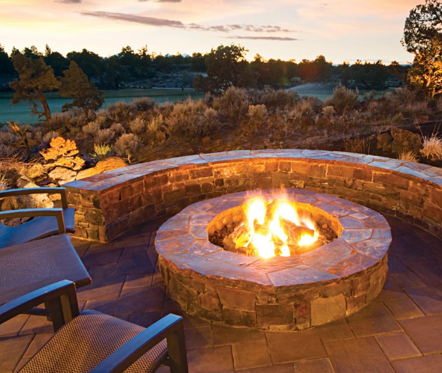 Круглое кострище