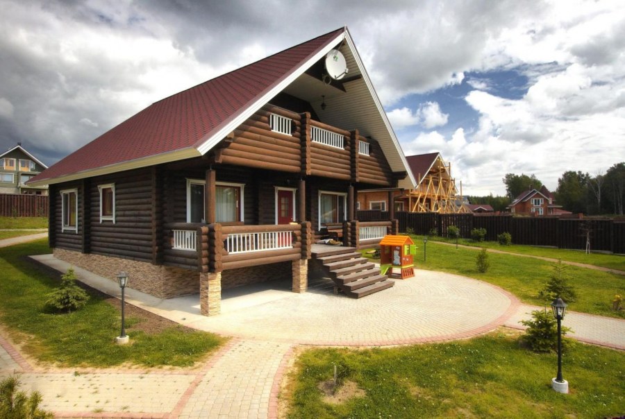 Деревянный коттедж