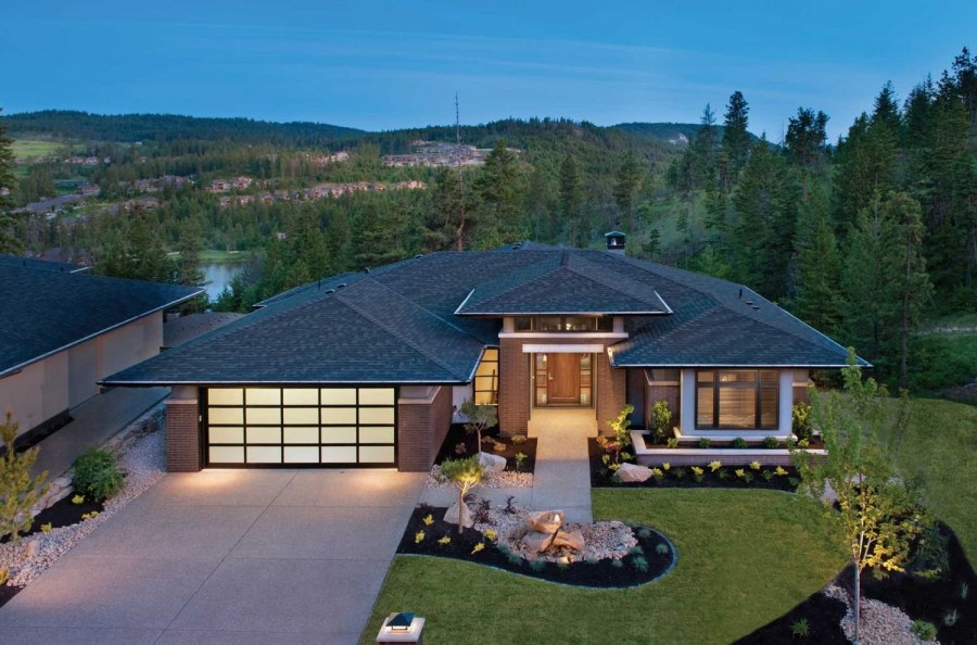 Стильный одноэтажный дом