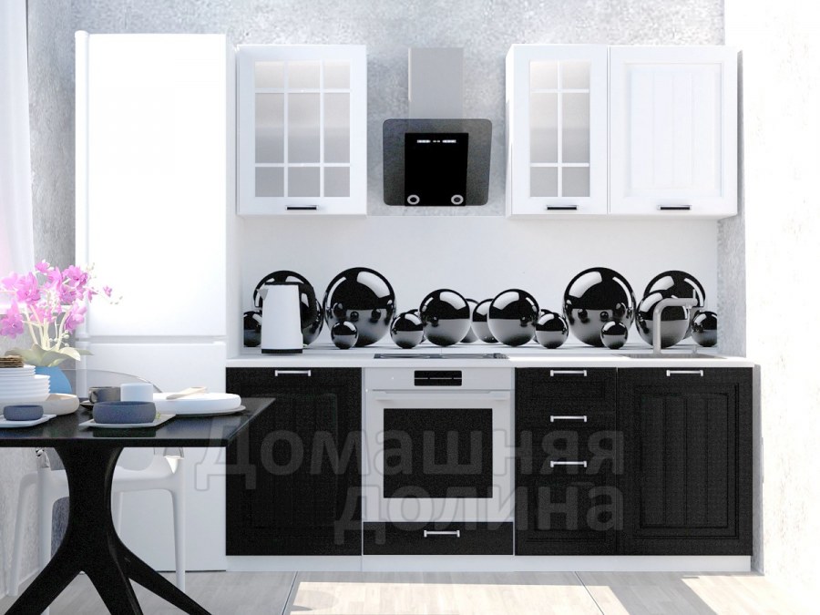 Кухня Прага венге с белым