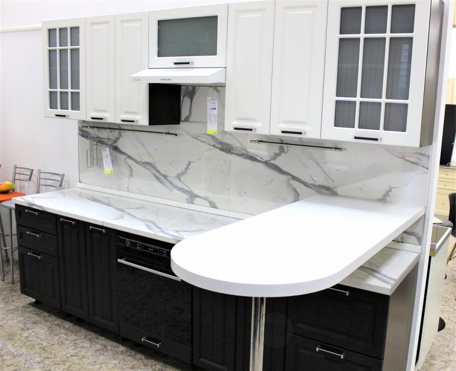 Кубань мебель кухня Прага белая