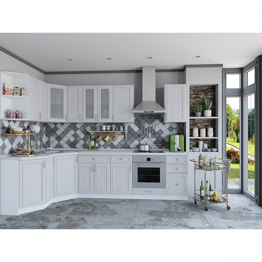 Кухня Прага белая