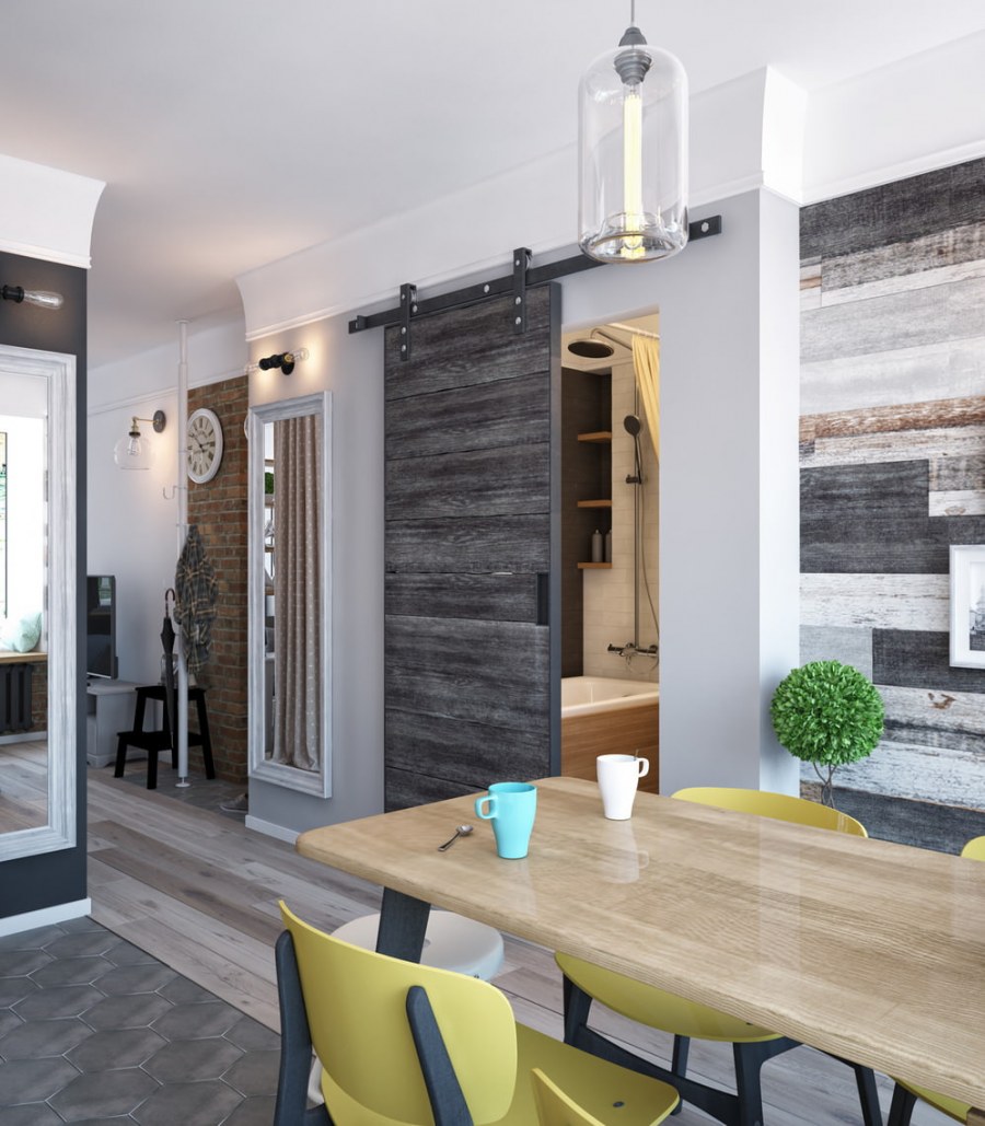 Интерьер двухкомнатной квартиры распашонки