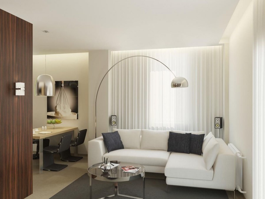 Зонировать небольшую гостиную