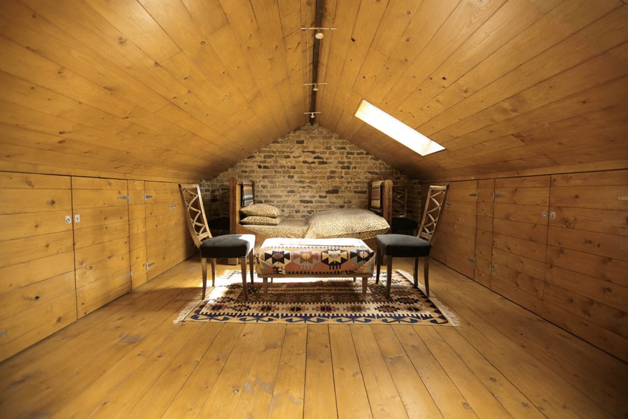 Отделка мансарды в бане