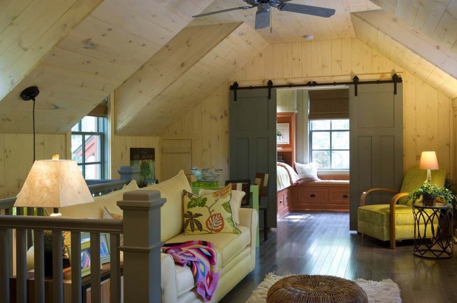 Обустройство комнаты на даче