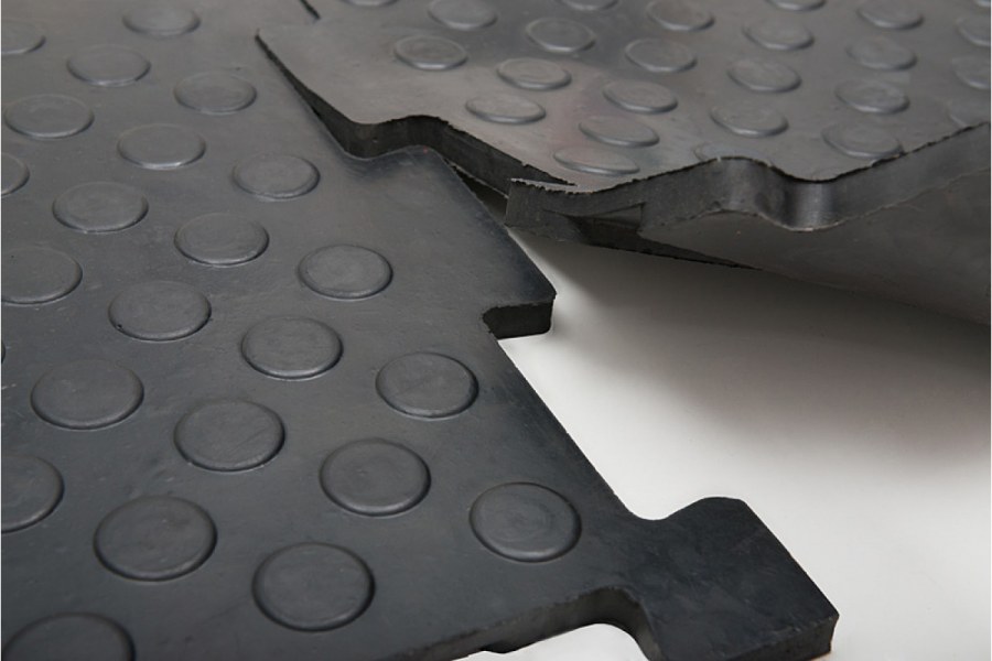 Резиновая плитка Унидор 500х500х20